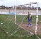 THe Daisy Hill 'keeper retrieves the ball